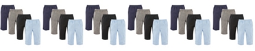Luvable Friends Pants, 4-Pack, Boy Solids, 0-24 Months